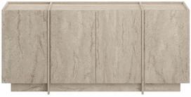 Konsolinis staliukas Nordure Dorma, travertine sp., 45 cm x 180 cm x 80 cm