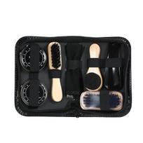 6 vnt. batų blizgesio priežiūros rinkinys, juodi ir neutralūs šepetėliai batams, sportbačiams, 3 stilius Polishing Tool Set 8pcs