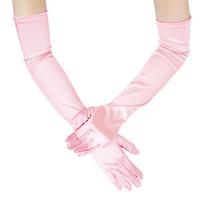 Vestuvinės pirštinės Satino Ilgos Pirštinės Moterims Iškilmingos Pirštinės Satininės Pirštinės Šokių Pirštinės Banketinės Pirštinės Prom Glove rožinė
