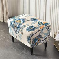 Floral Printed Wing Chair Cover Stretch Spandex Armchair Covers Nordic Removable Relax Sofa Slipcovers With Seat Cushion Covers