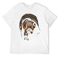 Su gobtuvu rotveilerio T-shirt grafinis marškinėlis Bluzonas naujas leidimas vyriški t-shirts S