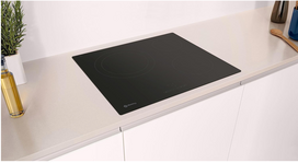 Balay 3EB715ER – Keraminė kaitlentė, 2 kaitinimo zonos + didelė 28 cm kaitinimo zona, 60 cm, be rėmelio, juoda