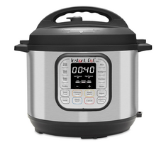 „Instant Pot Duo 80“, greitpuodis 7 viename – greitpuodis, ryžių virimo aparatas, keptuvė, jogurto gaminimo aparatas, garintuvas ir indų šildytuvas – nerūdijančio plieno – 8 l