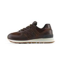 New Balance Nb 574 Leather Comfortable Versatile Fashion Trend Retro Low Top Lifestyle Casual Shoes Women sneaker W574HM 35