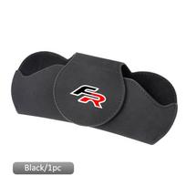 IKTY4 Car Glasses Case Auto Sun Visor Glasses Holder Sunglasses Clip Accessories Storage For Seat FR Leon Ibiza Altea Exe Accessories