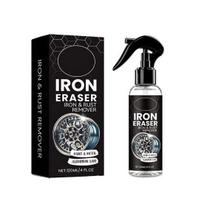 Iron Remover Spray for Car, Metal Surface Cleaner Coating, 120ml Rust Stain Remover for Wheels Brake Calipers, Waterless Wash Detailer juoda
