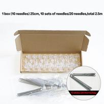 Bird Spikes Outdoor Pigeon Repellent Kit Versatile Animal Deterrent Long Lasting Security for Balconies Roof Edges 10Pcs 20 needles