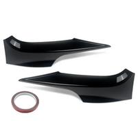 For BMW 3 Series Front Bumper Splitter Spoiler Lip for -BMW E92 E93 M Sport style M3 2007-2010 Car Replacement Car Accessories Glossly black