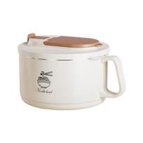 304 Stainless Steel Instant Noodle Partner 1100ml Lunch Box Lunch Container Ramen Bowl  Worker balta
