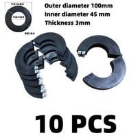 10 vnt. Ekskavatoriaus cilindro tarpiklio neturintis kaušo velenas HITACHI EX KOBELCO SK SANY SY KOMTSU PC KATO SUNWAORD DOOSAN DH 45X3mm 10PCS