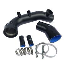 Įsiurbimo ir turbokompresoriaus žarnos aušinimo rinkinys BMW N55 N54 E82 E88 E90 E92 E93 135i 335i 335Xi 335is su BOV adapteriu K8-06-SQV BLACK