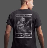 The Mandolinist Tarot Card Shirt, Mandolin Player Back Print 3XL