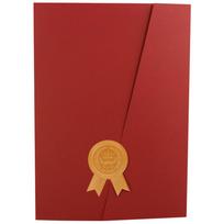 A4 apdovanojimų rėmelis sertifikatų laikikliai pristatymo aplankas popierinis diplomo dėklas dokumentų vokas garbės sertifikato apvalkalas aplankas brown