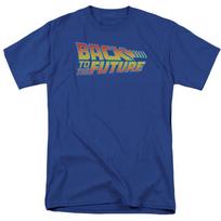 Back To The Future Logo Mens T Shirt Royal Officially Licensed 3XL