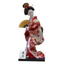 12 colio japoniško kimono žaislinė statulėlė stalo puošmena figūrėlė namų dekoravimui ir restorano stalviršio ekspozicijai