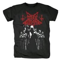 Cool DARKFUNERAL Black Metal Band Devil Satan Trendy Fashion Printed Short-sleeved Men's and Women's Loose Cotton T-shirt S juoda