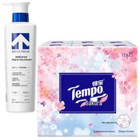 Little Arrow Anti-Dandruff Shampoo with Tempo Tissues Set