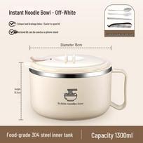 Stainless Steel Instant Noodle Bowl with Lid