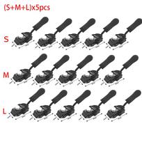 15Pcs Universal Zipper Repair Kit Quick Instant Detachable Zipper Head Replacement Zipper Slider Pull for Jacket Bags Coat