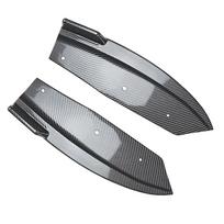 Rear Bumper Protector Diffuser Spoiler Splitter for BMW X4 G02 M40i M Sport 2018 2019 2020 2021 ABS Glossy/Carbon Fiber Black anglies pluošto juodos spalvos