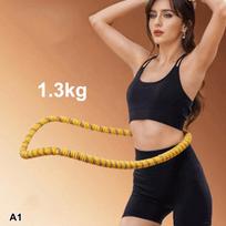 Adult Exercise Fitness Hoop 2lb Weighted Hula Ring for  Waist Shaping Home Gym Circle A1