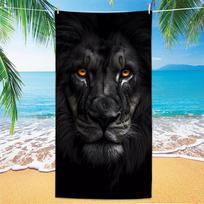 Hot Selling Tiger Beach Towel Microfiber Digital Print Bath Towel Bold Tiger Design Sun Protection Shawl Extra Large Towel for C 27x55inch 70x140cm&1pc