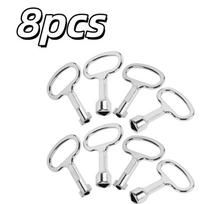 8pcs Multi-Purpose Key Wrench Set – for Electrical Box, Gas, Water Meter, Portable & Convenient