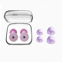 New for Sleeping Noise Cancelling Ear Plug Silicone Reusable Sleeping Ear Plug Soft Hearing Protection for Concert Motorcycle violetinė