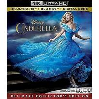 Cinderella  [ULTRA HD BLU-RAY REGION: A USA] With Blu-Ray, 4K Mastering, Ac-3/Dolby Digital, Dolby, Dubbed, Subtitled, 2 Pack USA import