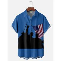 JAV Donaldas Trumpas 3D spausdintas Amerikos vėliavos marškinėliai Vyriški drabužiai Amerikos prezidento rinkimų grafika Trumpomis rankovėmis Unisex marškinėliai S