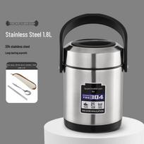 Durable Vacuum Insulated Stainless Steel Lunch Box with Spill-proof Lid