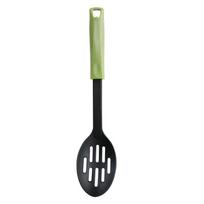 10-Piece Nylon Kitchen Tool Set: Spatula, Spoon, Frying Pan, Slotted Spoon, Skimmer, Ladle. beige