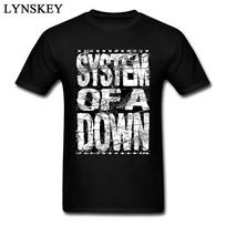 Didelio dydžio S-5XL System of A Down Unisex Marškinėliai Su Raidžių Spaudiniu Vintažiniai Punk trumpomis Rankovėmis Marškinėliai Juodi Balti D Viršutiniai Marškinėliai 2XL