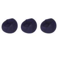 ABMH-3X Large Inflatable Sofa Chair Bean Bag Flocking PVC Garden Lounge Beanbag Outdoor Furniture Camping Backpacking Bags(A) mėlyna