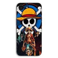 Case For iPhone SE 2024 One piece luffy team manga anime Maniacase juoda