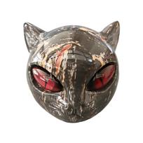 Dervinė Juodo Katino Skulptūra Namų Dekoras Elegantiška Juodo Katino Figūrėlė Katinių Mėgėjų Dovanos Red Eye