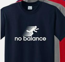 NO BALANCE For  Funny TShirt Unisex Size S  5XL Short Sleeve Tshirt Unisex T-Shirt S