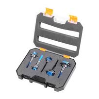 5Pcs  Carbide Tipped Forstner Drill Bit Set Hexagonal Shank Adjustable Depth Suitable For Woodworking Projects 15-35mm 1