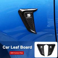 IFGU2 2vnt. Automobilio šoninės sparno ventiliacijos angos oro sparno dangtelio apdailos priedai Seat Ibiza FR Ateca Altea Leon Alhambra Exeo Arona Toledo Cupra