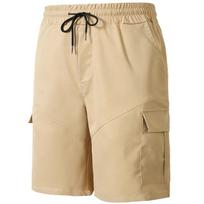 Men Casual Large Pocket Straight Cargo Shorts Street Style S