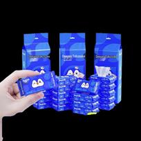 DEEYEO Portable Unscented Wet Wipes white