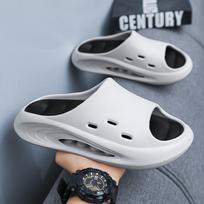 One-word drag summer new light leisure outdoor sports seaside wading thick-soled student slippers 36 [36-37 same code]