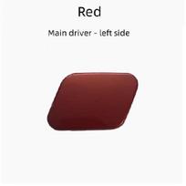 NISSAN 2008-2015 QASHQAI Priekinio žibinto purškimo dangtelis Valymo dangtelis su kepimo dažais Red   Left