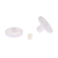 Impact Resistant Side Brush Gear Replacement Plastic Texture Suitable for Robot Vacuum Cleaner Motor Drive System Parts white