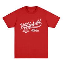 Alex Warren 2026 New Albums WILDCHILD Graphic Print T-shirt Cotton Tees Fashion Street Women Men Casual Round Neck Tops Summer XS raudona