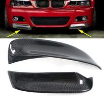 1 pora automobilio priekinio buferio skirstytuvų difuzoriaus spoilerio skirstytuvo lūpų apsauga lūpa BMW E46 M3 1999-2006 2001 anglies pluošto CSL stiliaus 1 Set