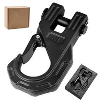 3/8  Winch Hook Heavy Duty Max 20 Ton Forged Steel ATV Winch Hook Winch Tow Clevis Slip Hook for Synthetic Rope Winch Cable ATV juoda