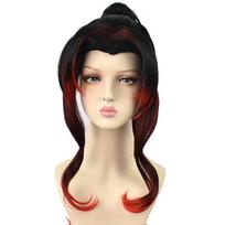 Luxurious Demon Slayer Kimetsu No Yaiba Kokushibou Costume Featuring Breathable Fabric Design Kokushibou Wig,One Size