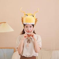 Unique Dragon Head Hat For Wholesale Cartoon Style Plush Prop Plush Customizable)