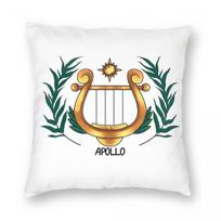 Percy Jackson Apollo Cabin Square Pillowcase Polyester Linen Velvet Printed Zip Decorative Pillow Case Bed Cushion Case Peach skin 18*18(CM)-1Pcs